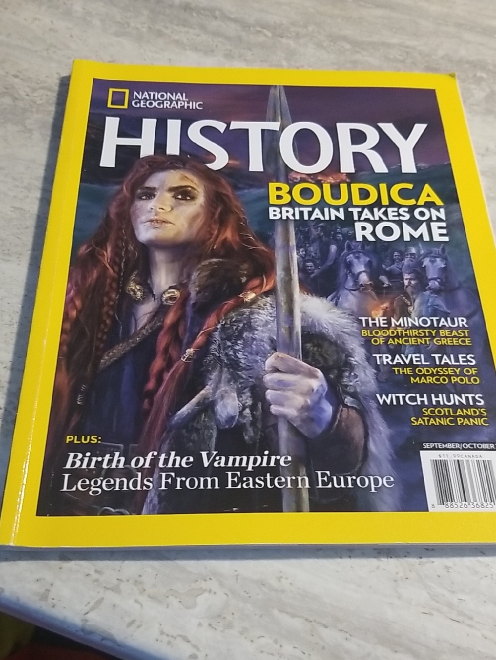 National Geographic History - Boudica  Britian Takes On Rome Magazine